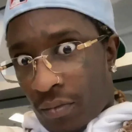 person human face eyewear