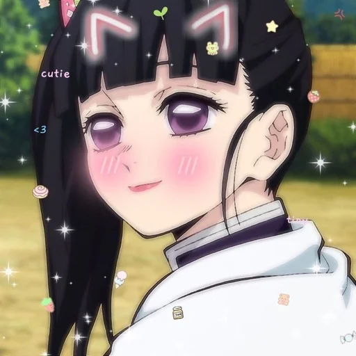 Стикер Танджиро и Канао 1 :: @fStikBot - 0