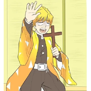 Sticker @Anime_stickery Клинок рассекающий демонов - 7