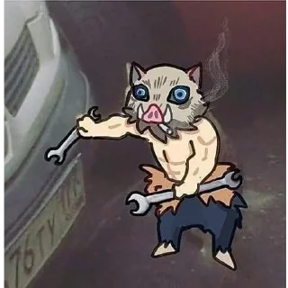 Sticker @Anime_stickery Клинок рассекающий демонов - 9