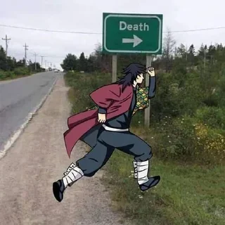 Sticker @Anime_stickery Клинок рассекающий демонов - 2