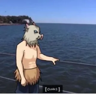 Sticker @Anime_stickery Клинок рассекающий демонов - 0