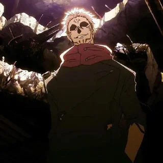 Sticker Sukuna anime by @mikuStcikers - 2