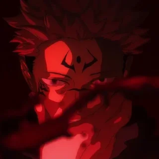 Sticker Sukuna anime by @mikuStcikers - 4