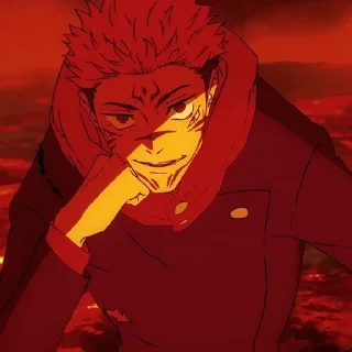 Sticker Sukuna anime by @mikuStcikers - 6