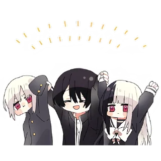 Sticker Сумасшедшие друзья @Nyasticks - 4