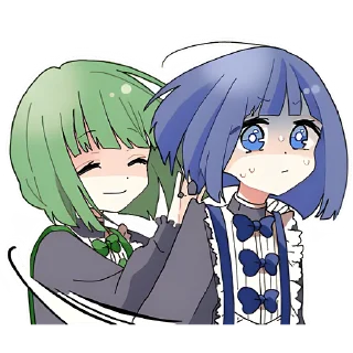 Sticker Сумасшедшие друзья @Nyasticks - 10