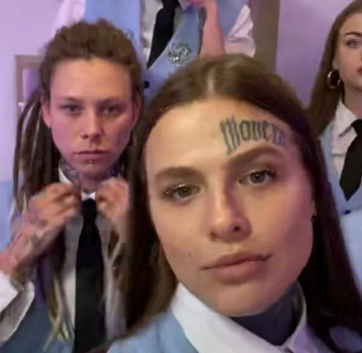 human face person clothing