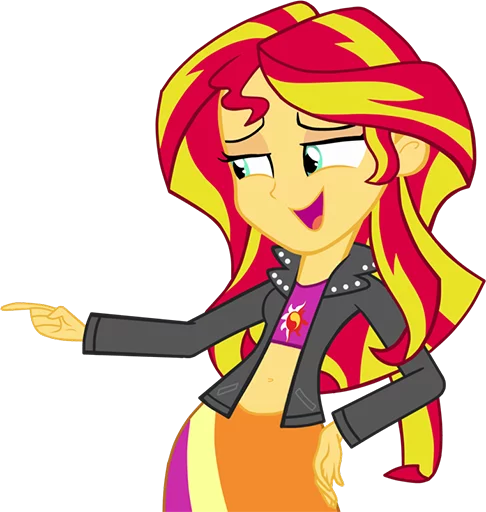 Sticker SunsetShimmerNotPony - 1