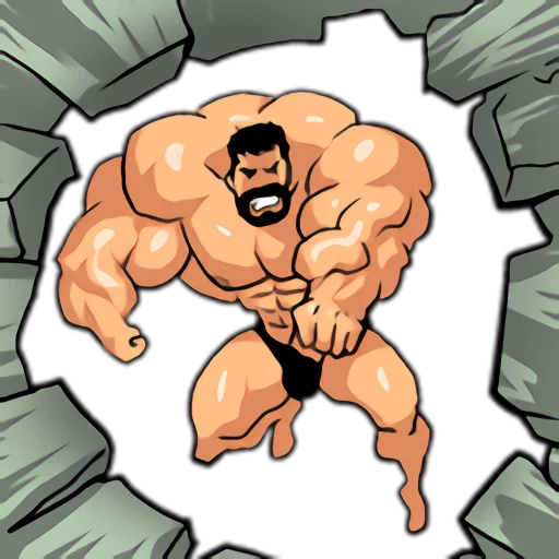 Sticker Super Muscle Man 2 - 3