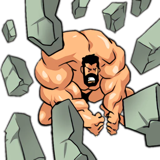 Sticker Super Muscle Man 2 - 2