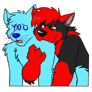 Стикер Sutakira WolFlame by Ligoni_EXE - 4