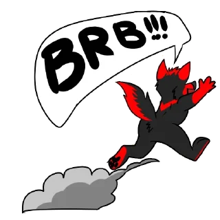 Стикер Sutakira WolFlame by Ligoni_EXE - 7