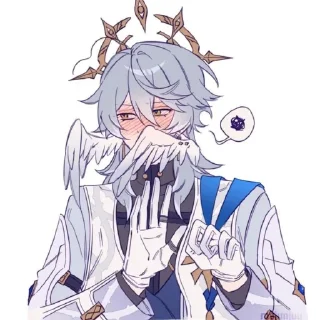 Стикер Sunday 🕊️🤍💙 - 7