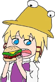 Sticker Suwako M-M-Moriyaa - 1