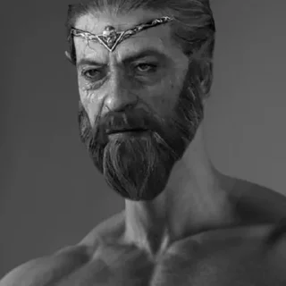 человеческое лицо мужчина черно-белый