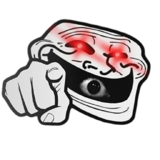 Стикер Тролль фейс @HoroScopRoBot - 6