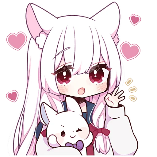 Sticker Sweet_Rabbit_Nyasticks - 1