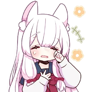 Стикер Сладкая зайка @Nyasticks - 2