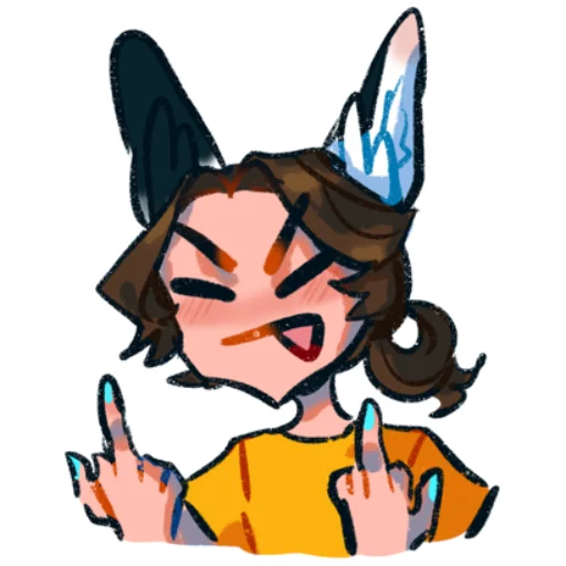 Sticker Sweetavrorafox_1 - 1