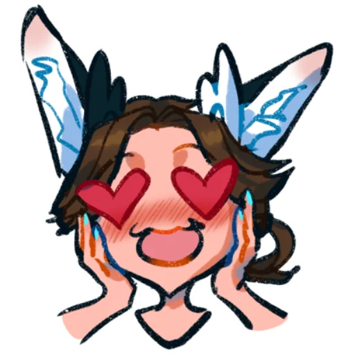 Sticker Sweetavrorafox_1 - 1