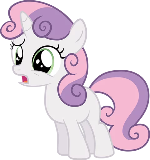 Sticker Sweetie Belle Pony - 11