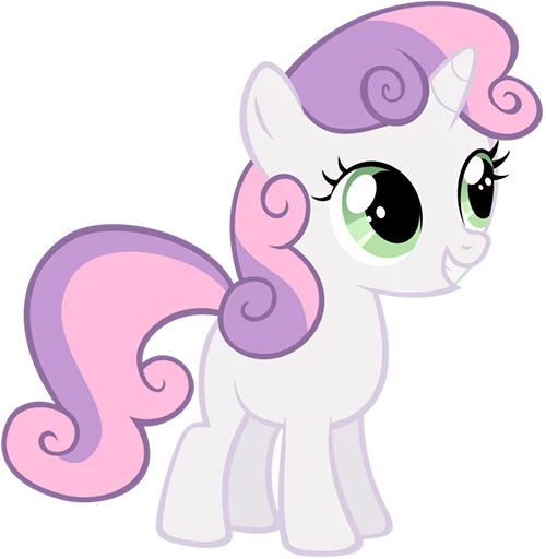 Sticker Sweetie Belle Pony - 10
