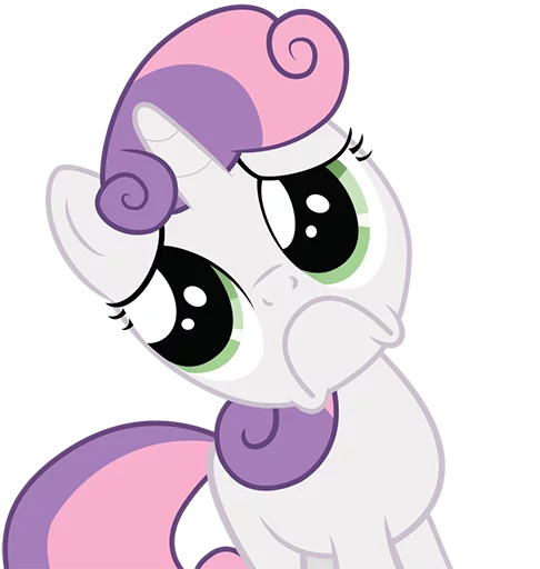 Sticker Sweetie Belle Pony - 9