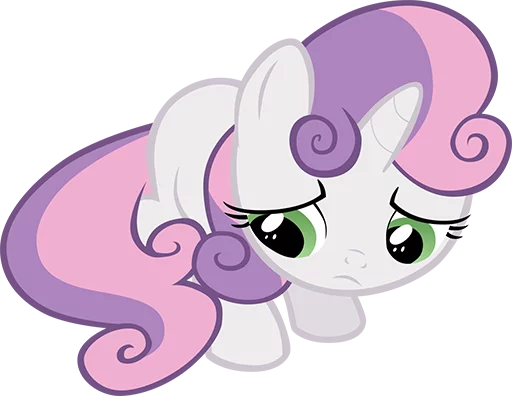 Sticker Sweetie Belle Pony - 7