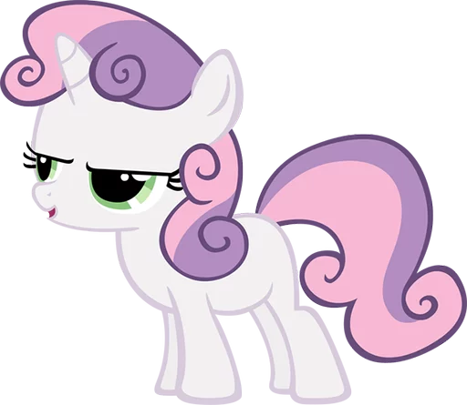 Sticker Sweetie Belle Pony - 6