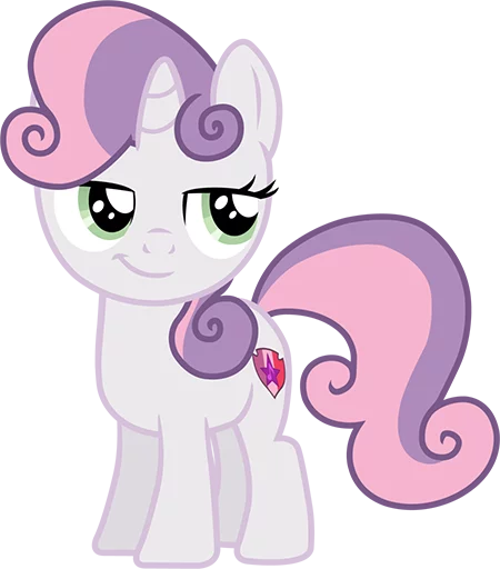 Sticker Sweetie Belle Pony - 5