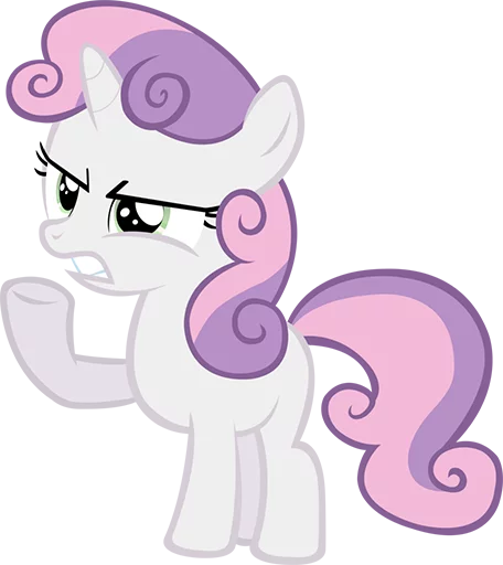 Sticker Sweetie Belle Pony - 4