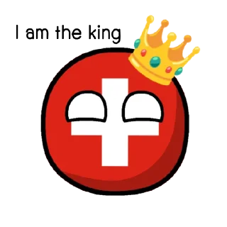 Стикер Switzerland countryballs - 4