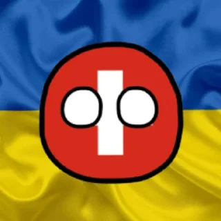 Стикер Switzerland countryballs - 1
