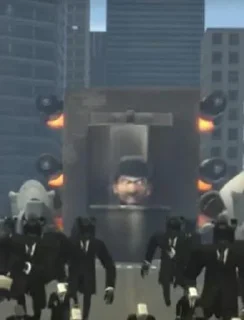 Стикер Skibidi Toilet @Tgthemesrobot - 9