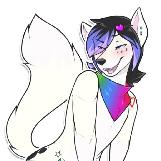 Sticker Syberfoxen - 3