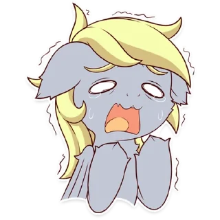 Sticker SymbianL Derpy Hooves Faces - 4