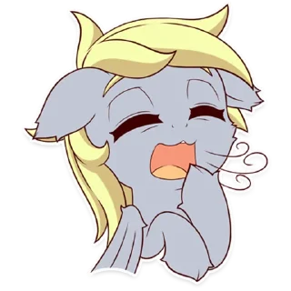 Sticker SymbianL Derpy Hooves Faces - 5
