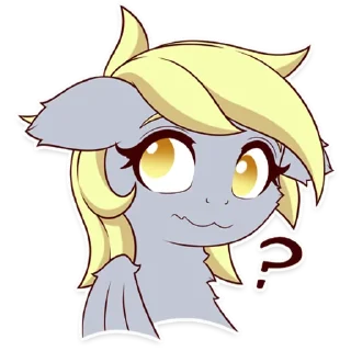 Sticker SymbianL Derpy Hooves Faces - 2