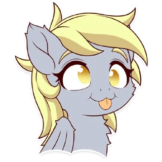 Sticker SymbianL Derpy Hooves Faces - 9