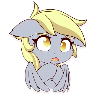 Sticker SymbianL Derpy Hooves Faces - 7