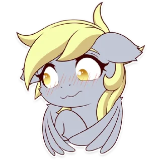 Sticker SymbianL Derpy Hooves Faces - 11