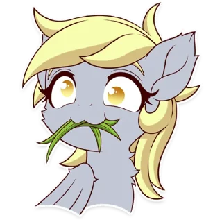 Sticker SymbianL Derpy Hooves Faces - 8