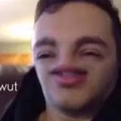 human face person text