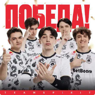 Sticker TEAM SPIRIT EWC 2024 - 11