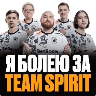 Sticker TEAM SPIRIT EWC 2024 - 5
