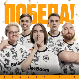 Sticker TEAM SPIRIT EWC 2024 - 1