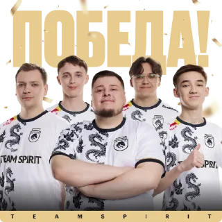 Sticker TEAM SPIRIT EWC 2024 - 0