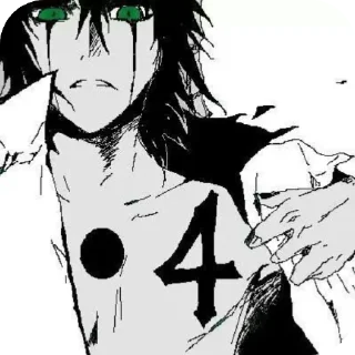 Стикер Улькиорра - @Bleach_Avatars4 - 7