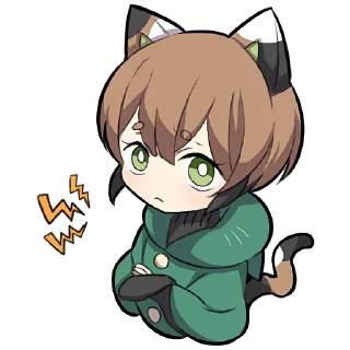 Sticker Черепаховый котёнок @Nyasticks - 6